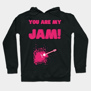 You are my jam funny  cute music pun valentines Hoodie